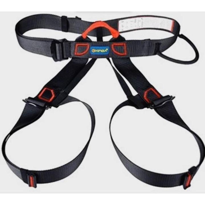 Xinda Professional Outdoor Sports Safety Belt Rock Mountain Climbing Harness Waist Support Half Body Harness Aerial Survival