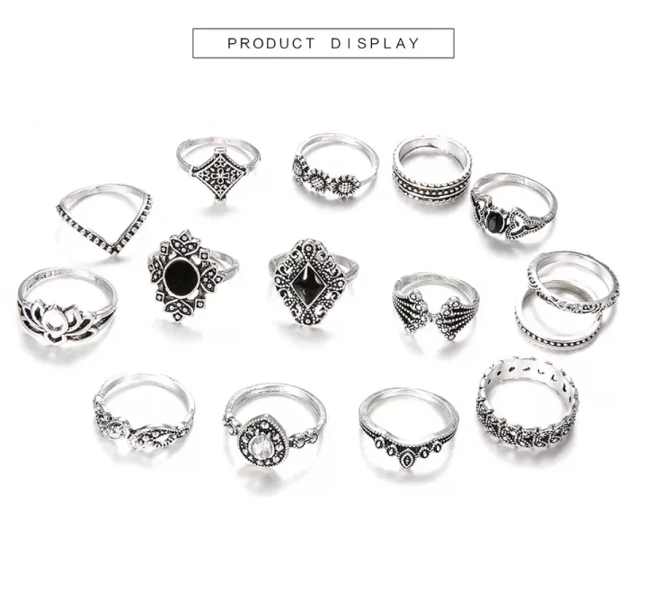15%20Pcs/set%20Silver%20Ring%20set%20women%20Wedding%20Anniversary%20rings%20for%20girls%20-%20Image%203