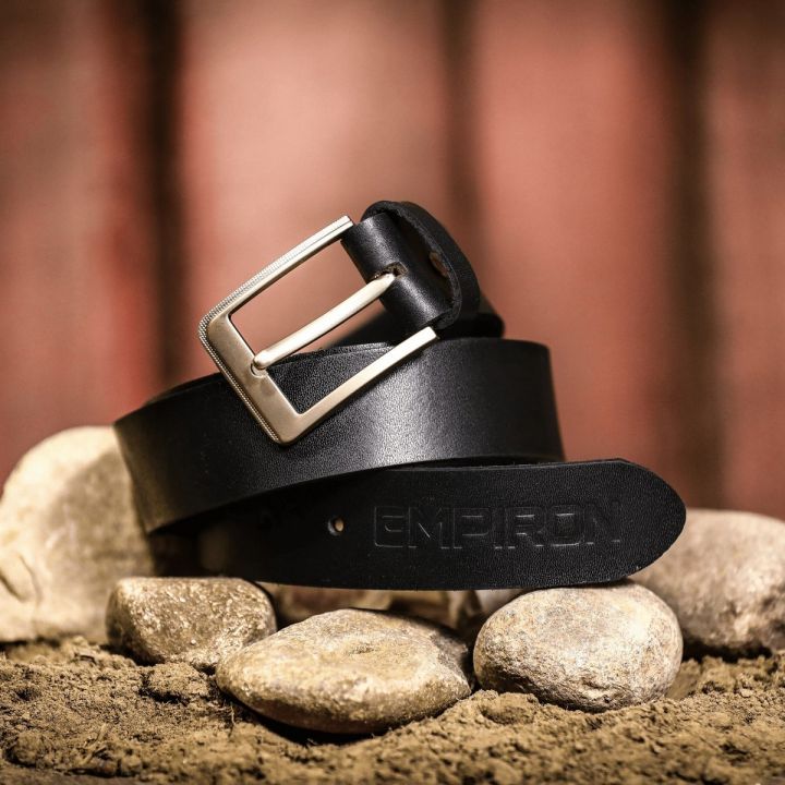 Empiron genuine cow leather Men Belt With Professional Finishing EB05 ( 3 Years Brand Warranty )