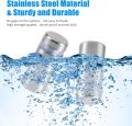 Stainless Steel Wall Spacers, Plexiglass, Sign Holder, Advertising Screw, Screw Glass Standoff Holder for Mounting and Fixing the Glass (12 x 25 mm), Pack Of 4, 8 And 20.. 