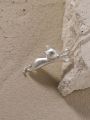 S925 Sterling Silver Cat Necklaces Cat Jewelry for Women Cat Gifts for Cat Lovers Cat Lover Gifts for Women Cat Lady Gifts Silver Cat Pendant Collarbone Necklace. 