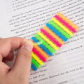 300PCS Writable Color Stickers Transparent Fluorescent Strip Index Sticker. 