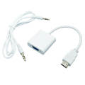 HDMI To VGA Converter With Audio Support. 