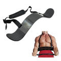 Arm Blaster With Comfortable Deadlift Wrist Straps For Biceps Weight Lifting Best Body Builder Fitness for arm ( Black). 