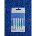 Interdental Brush with Travel Cap Blue 0.7 mm, Pack of 5 Pieces | Easy cleaning between teeth | Oral Hygiene Dental care. 