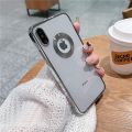 High Quality Slim Transparent Ring Case For Iphone X / XR / XS Max Camera Protection Case. 
