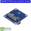 OV7670 camera module Supports VGA CIF auto exposure control display active size 640X480 for Arduino by Electrica. 