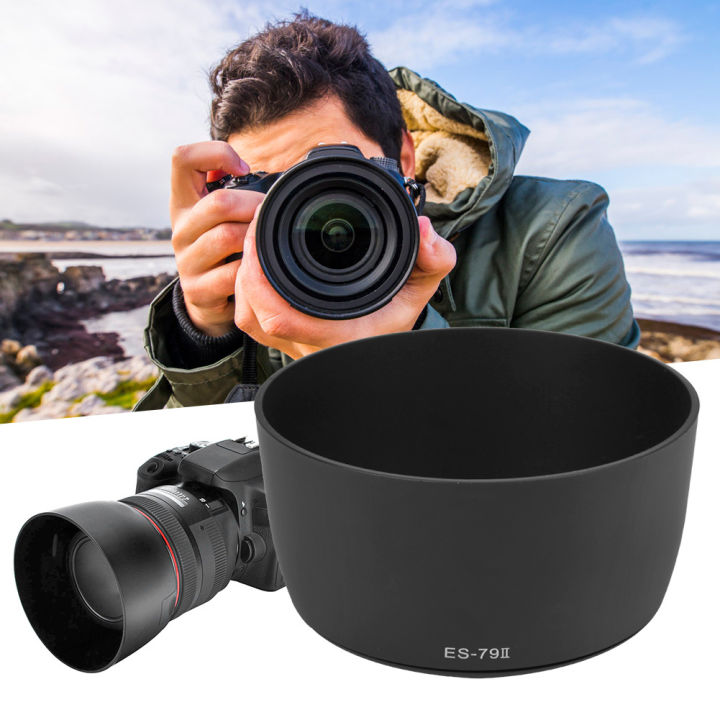 Camera Lens Hood ES-79II Mount for Canon EF 85mm f/1.2L USM