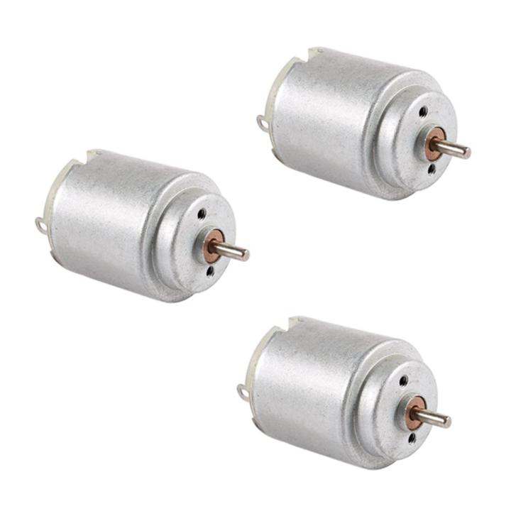 3X DC 3V-6V 16500RPM Output Speed Micro-Motor for DIY s Car Ship