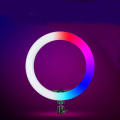 MJ26 10 Inch RGB Led Ring Light With PHONE HOLDER Circle Ring Selfie Led Photographic Studio Light For Youtube Live Show. 