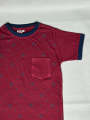 4Yrs - 8Yrs Dark Maroon T-Shirt For Boys BTS53. 