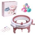 Sentro Knitting Machine 48 Pin with Row Counter and Plain/Tube Weave Conversion Key, Efficiently DIY Scarf Hat Sock. 