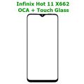 Infinix HOT 11 X662 OCA + Touch Glass Digitizer Replacement Infinix HOT 11 X662 (Only Touch Glass Not Panel). 