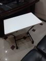 Z Shape Folding Table Laptop Table Side Table Coffee table With Wheels Multi Purpose Use. 
