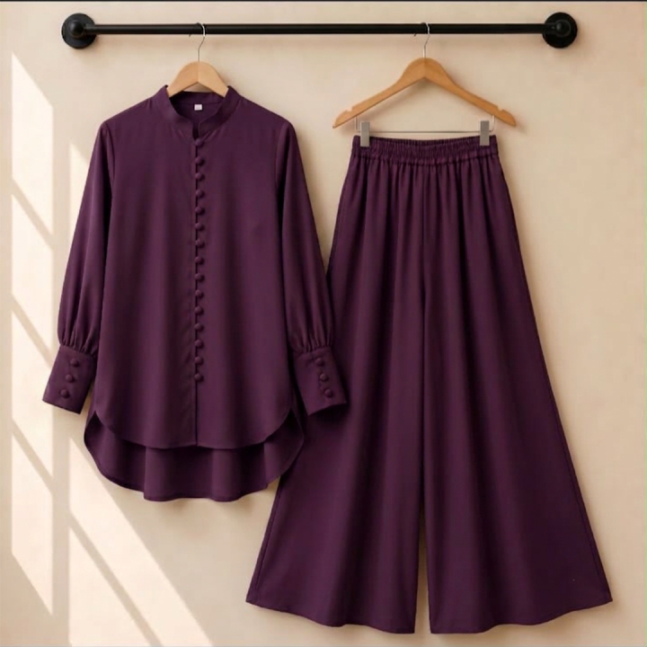 TRENDZ.PK%20Women's%20Trendy%202%20Piece%20Co-Ord%20Set%20-%20Solid%20Color%20Button%20Down%20Kurta%20with%20Wide%20Leg%20Palazzo%20Trouser%20Suit%20TS-35%20-%20Image%206