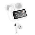 A9 Pro AirPods with LCD Touch Display | ANC/ENC Noise Cancellation | Bluetooth 5.1 Wireless Earbuds | Bass Boosted Sound | For Android & iOS | Pop-Up & Touch Control. 
