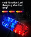 (New) red & blue LED Houlder warning light Houlder clip light anitation worker afety patrol alarm Flah ignal Trobe lamp-vintage choice. 