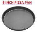 Ibrahim Mall 9 inch round shape Pizza Pan NonStick Carbon Steel Baking Pan, DIY Air Frayer Mould Accessories, Dishes Trays, Microwave Oven, Kitchen tools and Accessories, Pizza Maker Plate, Molding Pot. 