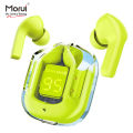 Morui Airpods  (MB-1) - Wireless Ear buds - Gaming earbuds With ENC Noise Cancellation For Clear Sound - Transparent Bluetooth Airbuds - TWS Bluetooth headphones - Type C Earpods - 3 Months Warranty.. 