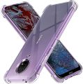 For Nokia G20 / Nokia G10 Back Cover Shockproof Transparent Soft TPU Silicone Protector Phone Case with Shock Absorption Bumper Corners. 