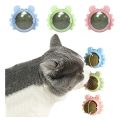 3PCS Catnip Wall Ball Cat Toys Edible Cat Licking Toy Cat Chew Toy Teeth Cleaning Cat Bite Toy Rotatable Indoor Cat Toy. 