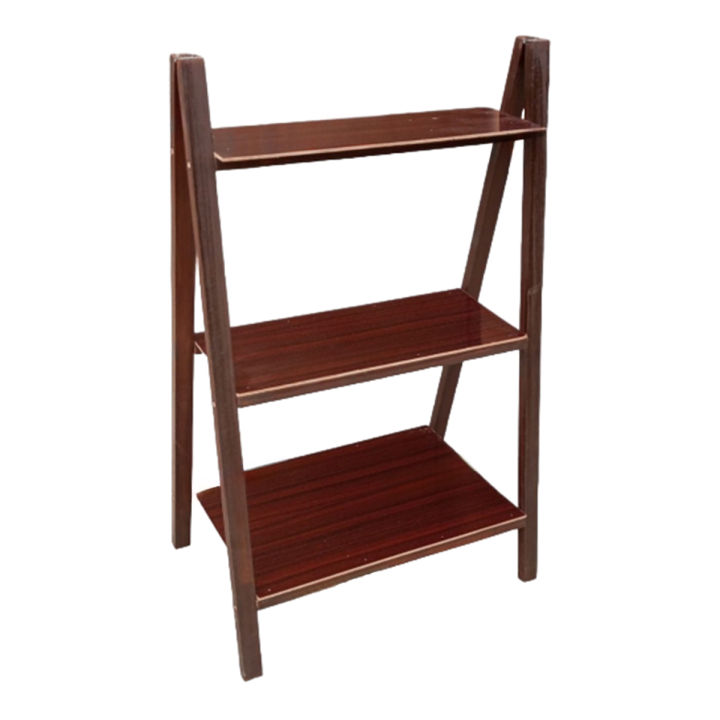 Wooden Plant Stand 2 & 3 Tier Indoor Decoration Display Shelf Rack Solid Wood (Brown)