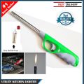 BBQ Lighter Electronic Refillable Kitchen Cooker Stove Candle Camping Gas Lighter With Refill (Random Colors). 