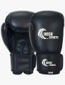 Irish Sports Boxing Gloves (10oz & 12oz) Protection Wrist Fit for Boxing MMA, Fighting sports for Men & Women in Black color. 