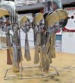 29 Pcs Stainless Steel Cutlery Spoon fork Set With Stand- Stylish Durable spoons forks - New Design. 