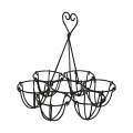 Creative Rustic Egg Basket Display Tray Holder Freestanding Egg Storage Rack. 