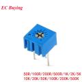 5pcs 3362 3362P Trimmer Potentiometer Variable Resistor 1K 2K 5K 10K 20K 50K 100K 200K 50R 500K 100R 200R 500R 100 200 500 ohm. 