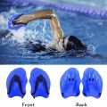 1 Pair Swimming Training Hand Paddles,for Adults Kids Unisex Black. 