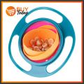 Magic Gyro Bowl 360 Rotate Spill-Proof Infants Toddler Baby Kids Training Feeding 360° Degree Rotatable Rotation Spill-Resistant Gyroscopic Children Rotary Balance Food Grade Children's Tableware Universal Practical Design Dishes Eating Bowls Learning. 