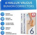 YogaMedic Bunion Corrector Toe Separator for Big Toe to Relax Spread and Stretch 6Pcs for Hallux Valgus & Bunion Support. 