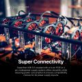 BulletProof Mining Dedicated Graphics Card PCIe VER 006C 16x to 1x Powered Riser Adapter Card w/ 60cm USB 3.0 Extension Cable & 6-Pin PCI-E to SATA Power Cable - GPU Riser A dapter - Ethereùm Mining_. 