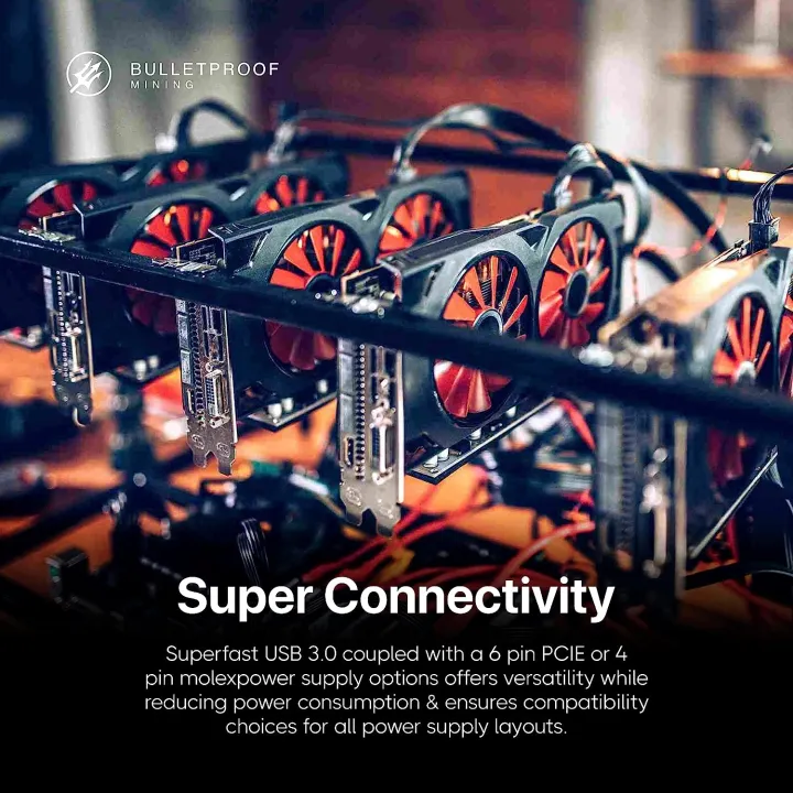 BulletProof%20Mining%20Dedicated%20Graphics%20Card%20PCIe%20VER%20006C%2016x%20to%201x%20Powered%20Riser%20Adapter%20Card%20w/%2060cm%20USB%203.0%20Extension%20Cable%20&%206-Pin%20PCI-E%20to%20SATA%20Power%20Cable%20-%20GPU%20Riser%20A%20dapter%20-%20Ethere%C3%B9m%20Mining_%20-%20Image%205