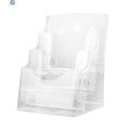 Childrenworld Brochure Display Stand Clear Acrylic 3-tier Brochure Holder Stand Wall Mount Countertop Display Rack for Flyers Magazines Booklets Southeast Asian Buyers' Choice. 