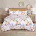 Beddys Studio Double  King Size Printed Bedsheet Set With 2 Pillow Cover (19 x 29) Inches. 