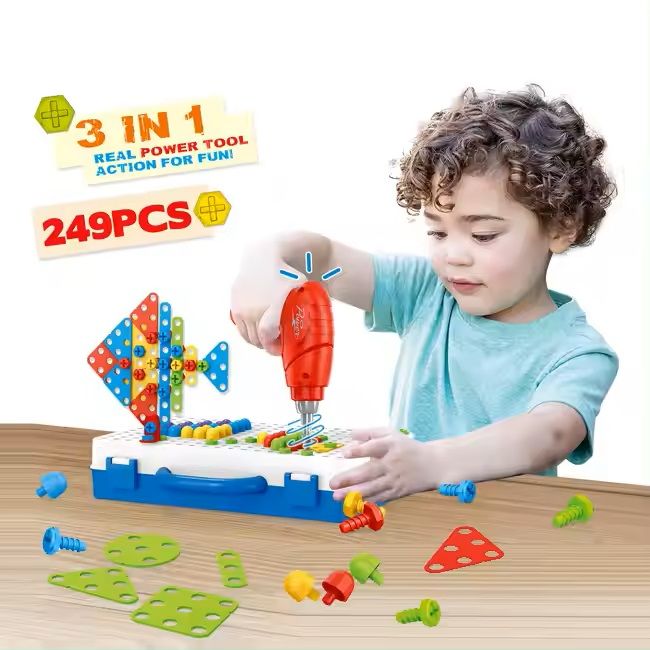 Screw Driver Baby Drill Toy Children's Toolbox Set Baby Simulation