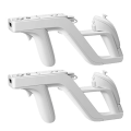 2PCS Zapper Game Holder Replacement Parts Wii Zapper Gaming Accessories for Nintendo Wii Remote Right Left Controller. 