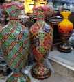 Camel skin lamps.... 32 inches height.... Vase shape ... / handicraft / Multani art / Handpainted/ Vip's Creation. 