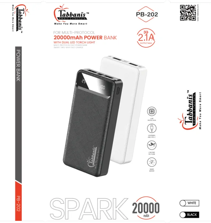 TABBANI'S%201%20YEAR%20WARRANTY%20-%202.1A%20CAHRGING%20-%2010000mAh/20000mAh%20-%20DUAL%20TORCH%20LIGHT%20-%20%20SLIM%20AND%20SLEEK%20BODY%20-%20WITH%20SMALL%20TYPE'C'%20CABLE%20-%204%20LED%20INDICATOR%20-%20High-Quality%20Power%20Bank%20with%202.1A%20CHARGING%20-%20Type-C%20Cable%20-%201%20Year%20Warranty%20-%20Image%204