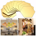 Acrylic mirror for wall acrylic wall art Hexagon Acrylic Wall decor Mirror. 