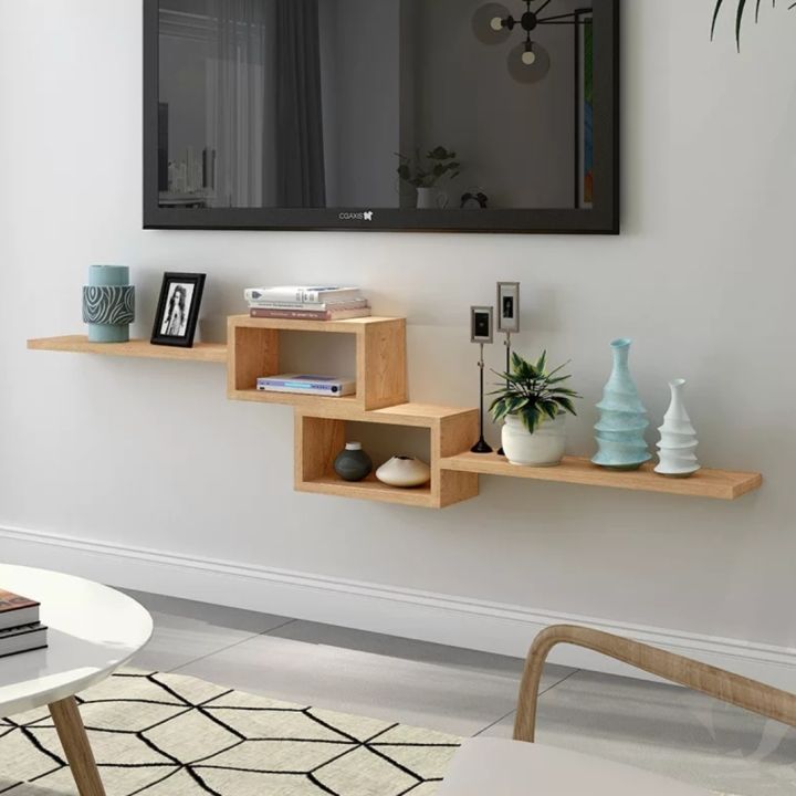Wooden%20rack%20living%20room%20TV%20wall%20decoration%20shelf%20bedroom%20wall%20wall%20mount%20router%20partition%20up%20-%20Image%205