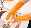 Fine Quality Nice Finishing Long Lasting Rubber Gloves for cleaning & Kitchen Household Waterproof Rubber Durable Suitable for Washing DishesPair. 