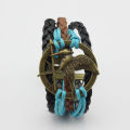 Hunger Games Bracelet Bird Eagle Animal Infinity Vintage Fashion Movie Jewelry Leather Rope Men Women Kid Wholesale. 