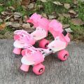 Adjustable Size Children Roller Skates Double Row 4 Wheels Skating Shoes. 