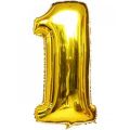 NUMBER FOIL BALLOON IN GOLDEN COLOR ( 16 INCH ). 