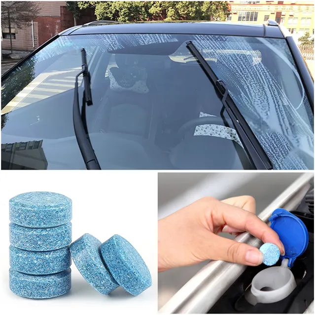 5pcs(1Pc=4L) Car Solid Cleaner Effervescent Tablets Spray Cleaner Car Window Windshield Glass Cleaning Auto Accessories-glass cleaner car cleaning car tools | Daraz.pk