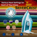 Silver Crest Steam Iron 2600 Watts, Ironing System, High Quality Ceramic Soleplate, Made in Germany. 